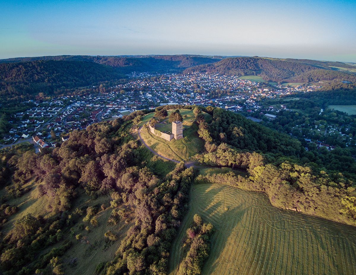 Die Siersburg von oben