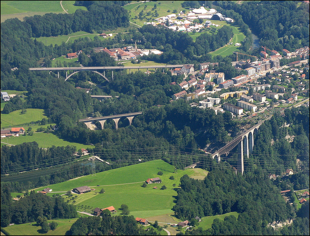 Die Sitterbrücken in St. Gallen