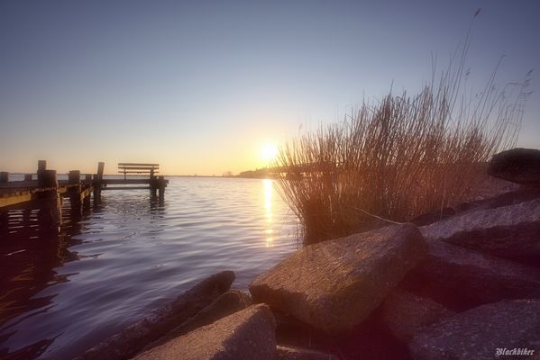 Die Sitzbank mit Seeblick
