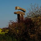 Die Skulptur "Sonnenwende" von Marc Linder ...