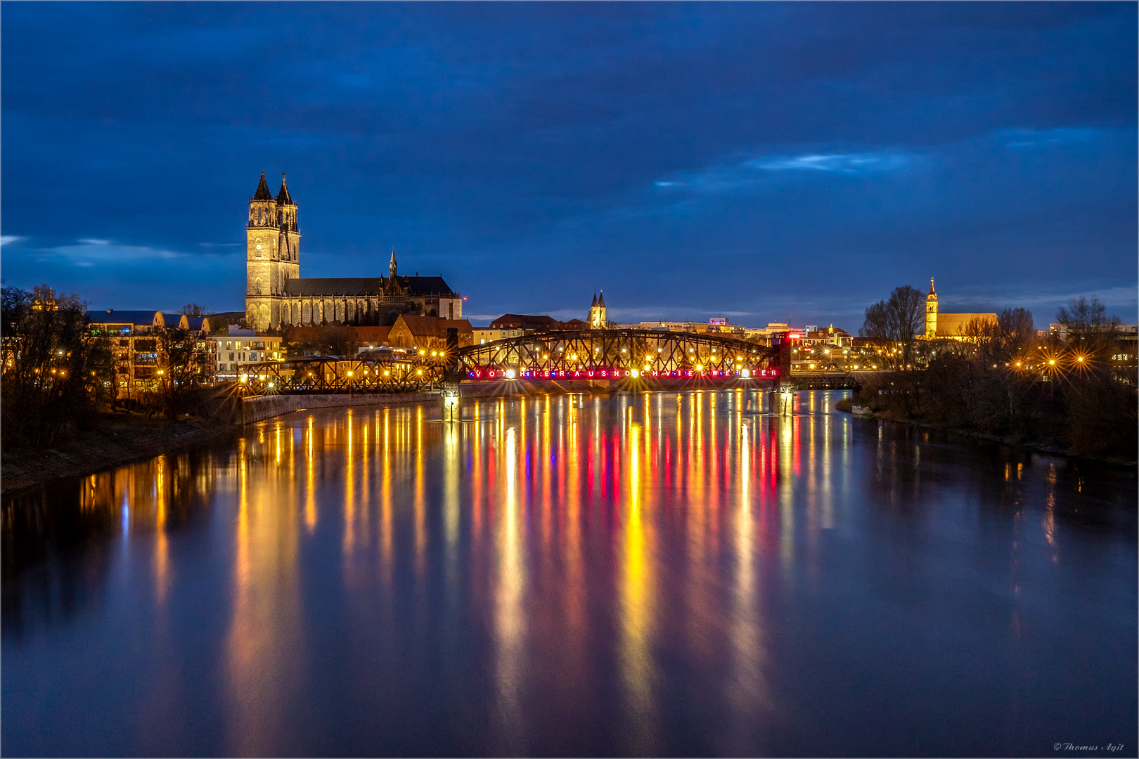 Die Skyline Magdeburg...