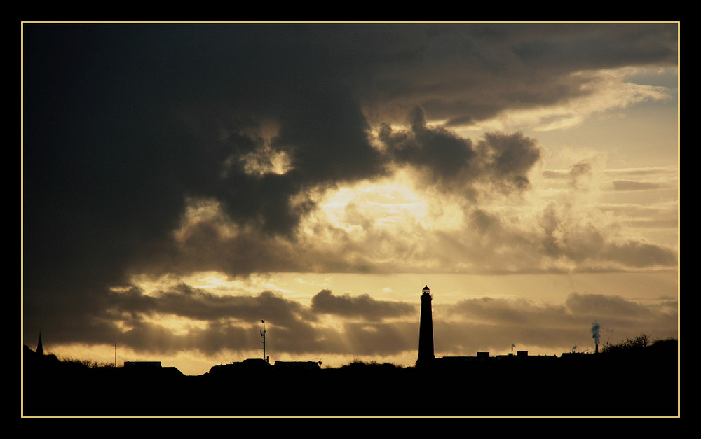 Die Skyline von Borkum