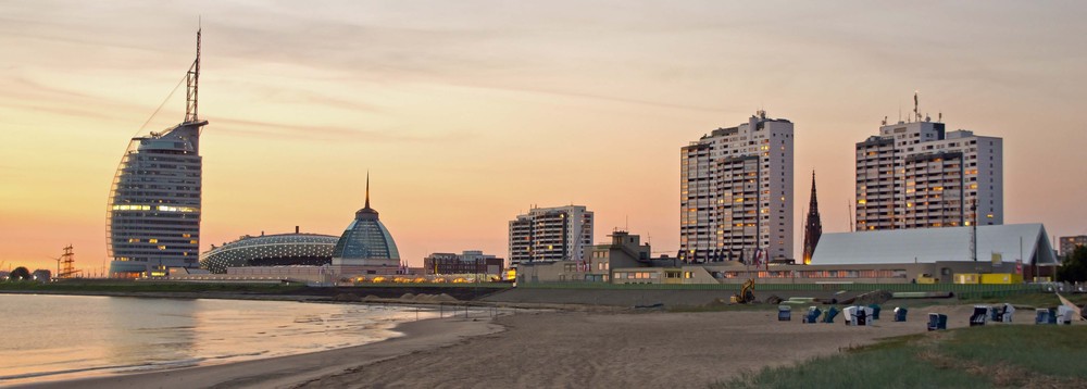 Die Skyline von Bremerhaven