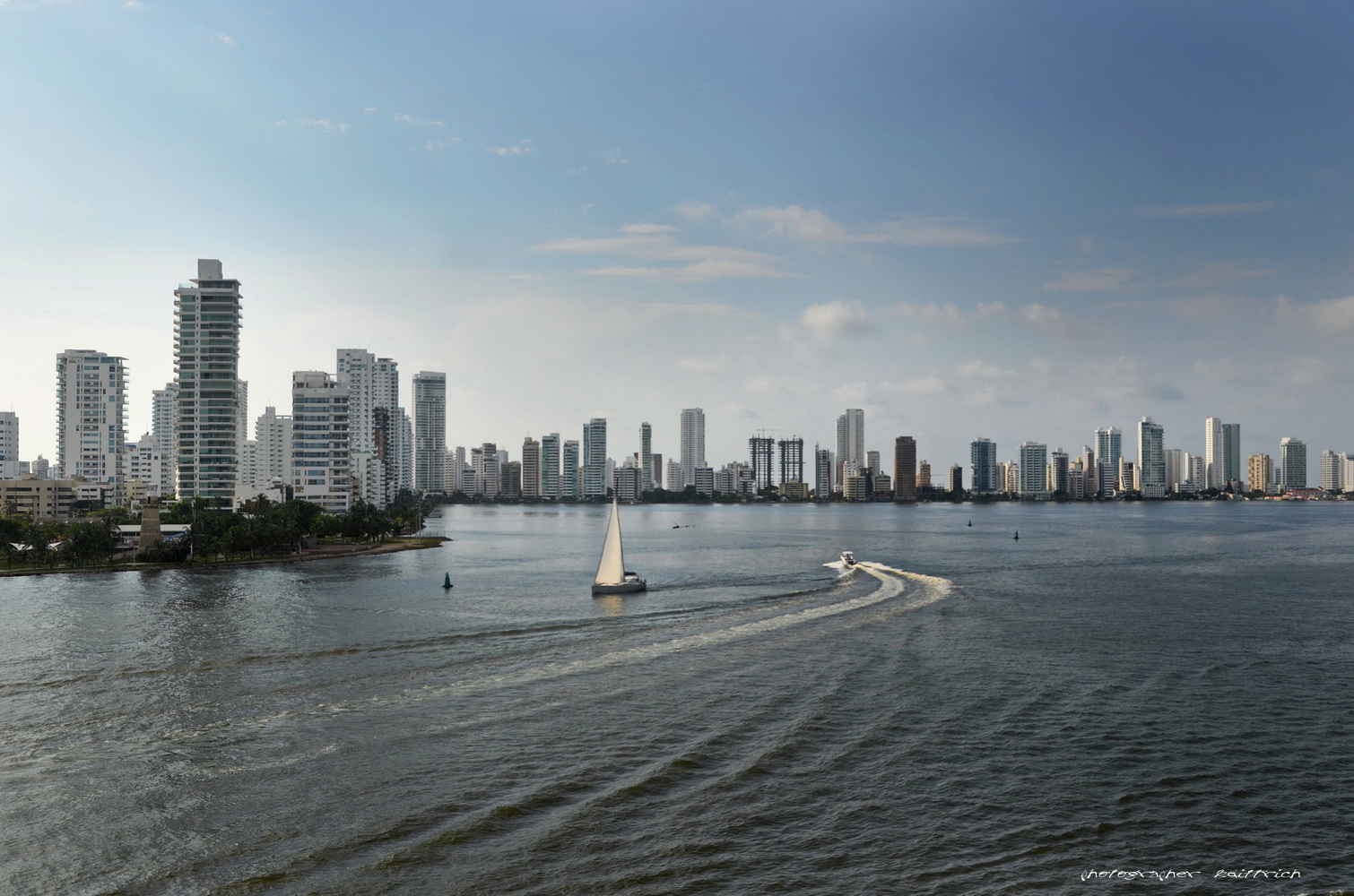 Die Skyline von Cartagena...