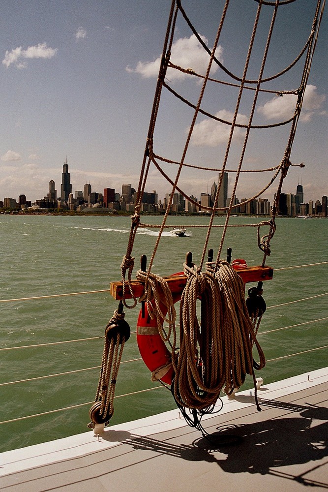 Die Skyline von Chicago