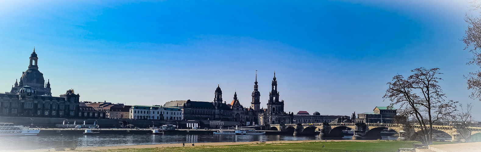 Die Skyline von Dresden