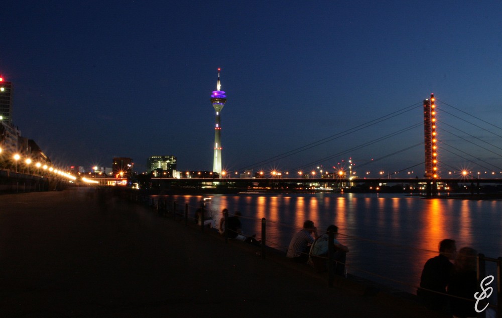 die Skyline von Düsseldorf