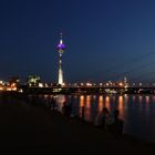 die Skyline von Düsseldorf