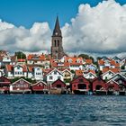 Die Skyline von Fjällbacka in Schweden