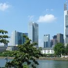 Die Skyline von Frankfurt