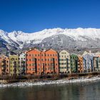 Die Skyline von Innsbruck.