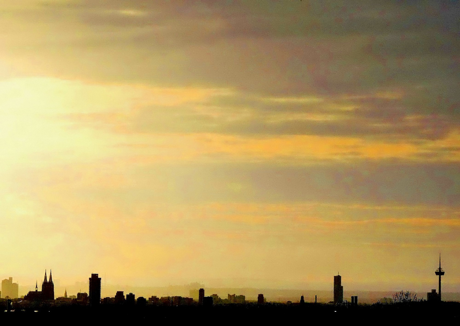 Die Skyline von Köln