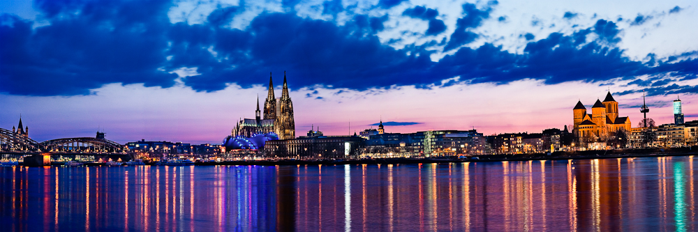 Die Skyline von Köln