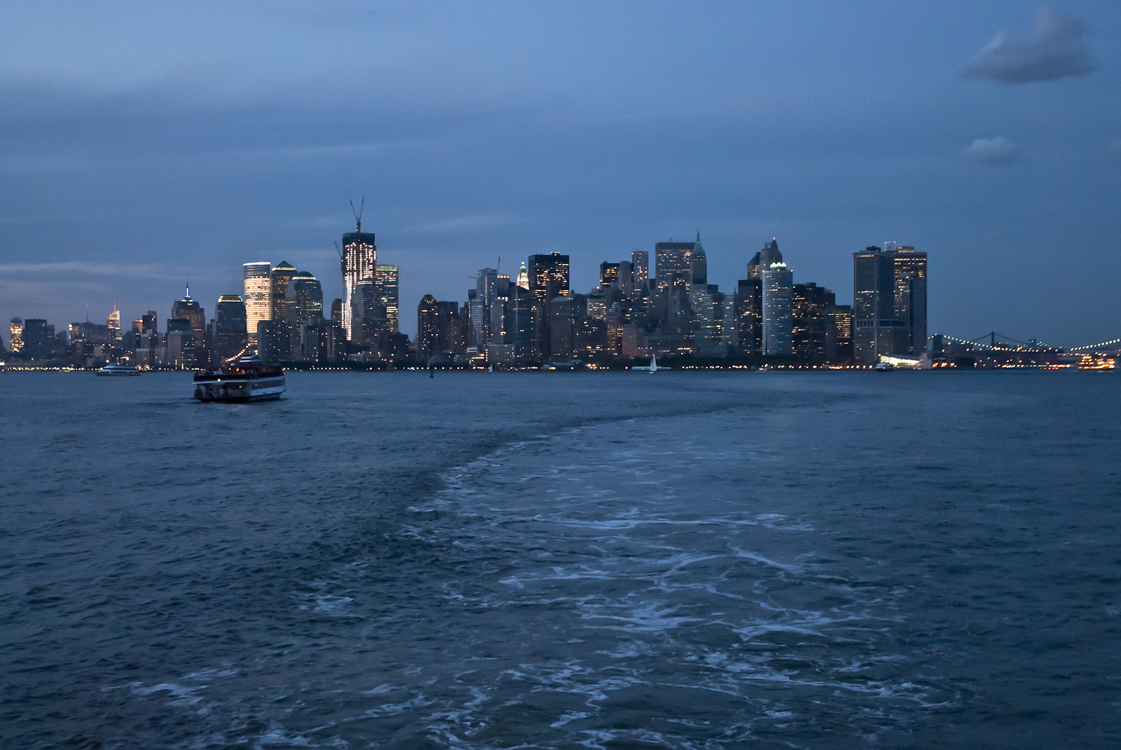 Die Skyline von Manhattan