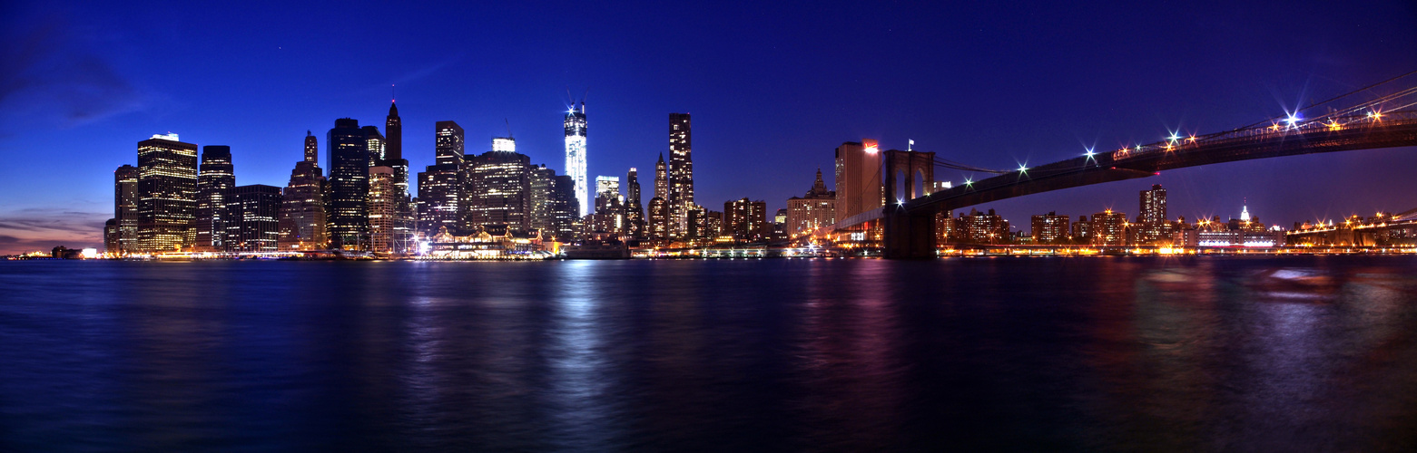 Die Skyline von New York City