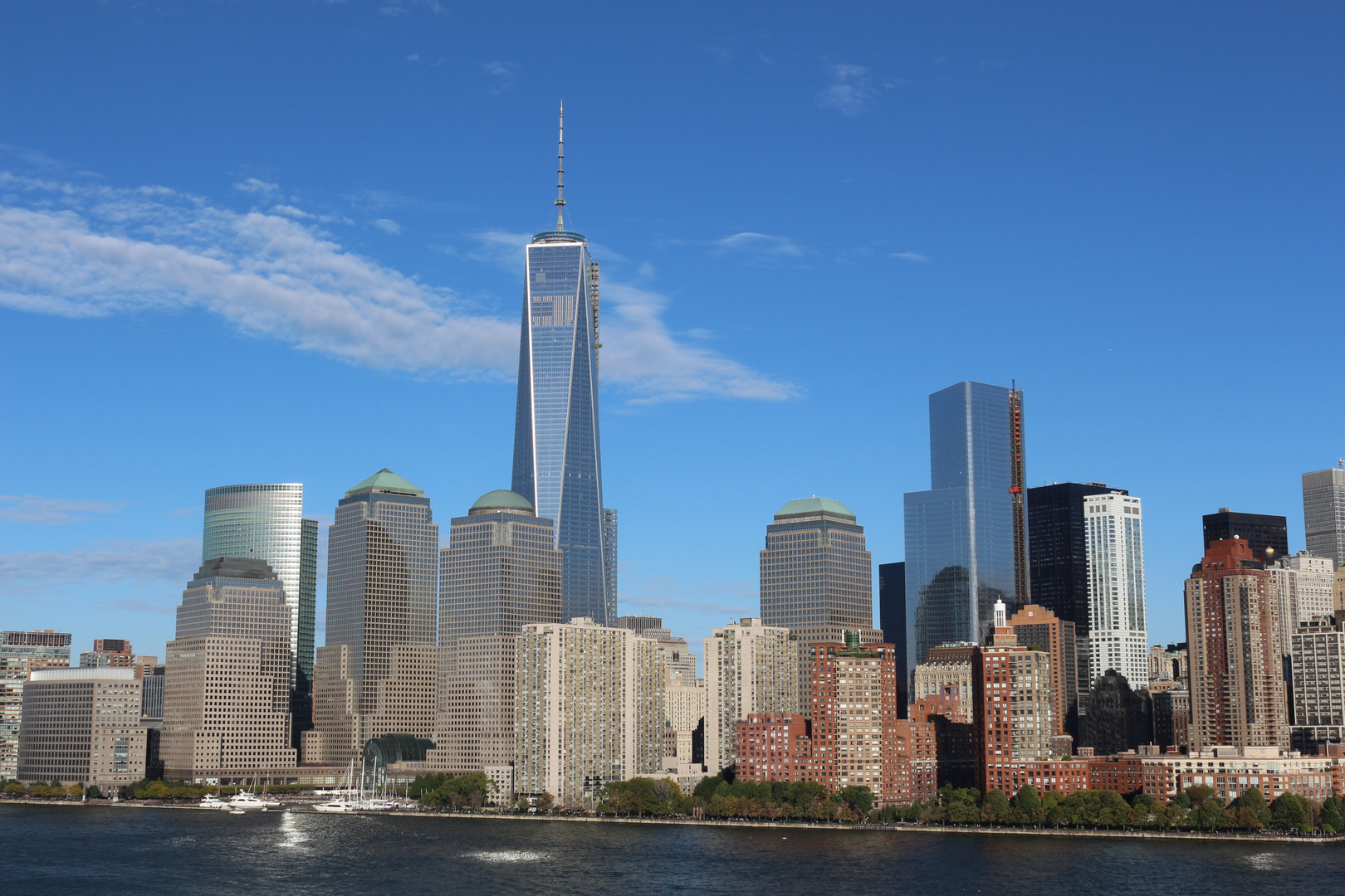 Die Skyline von New York mit dem neuen Freedom Tower / 2