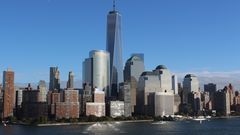 Die Skyline von New York mit dem neuen Freedom Tower