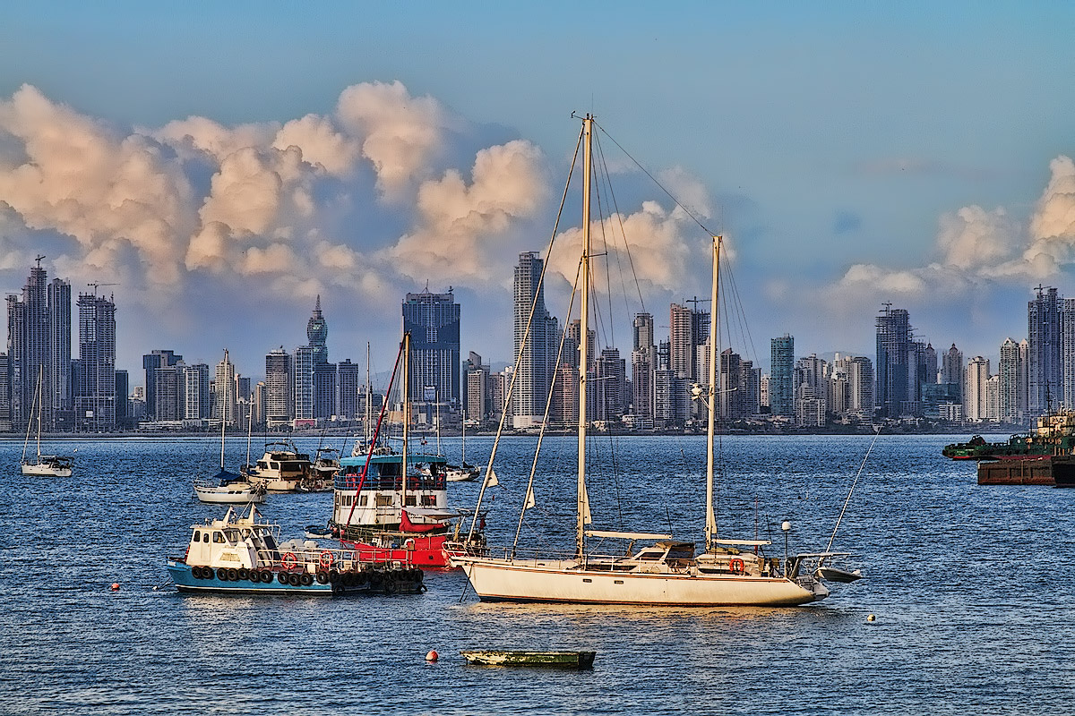 Die Skyline von Panama City