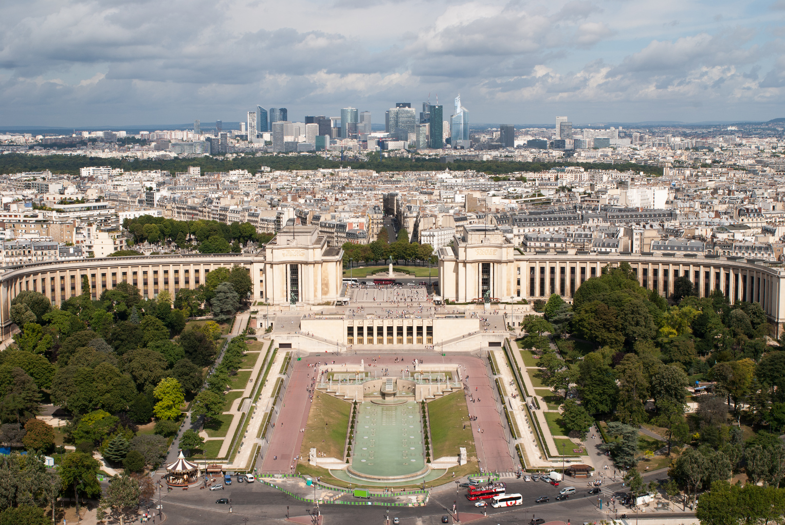 Die Skyline von Paris...