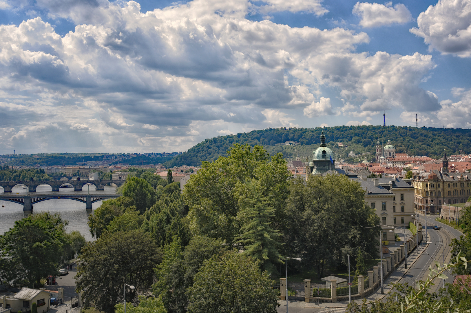 Die Skyline von Prag 