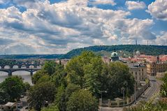 Die Skyline von Prag 