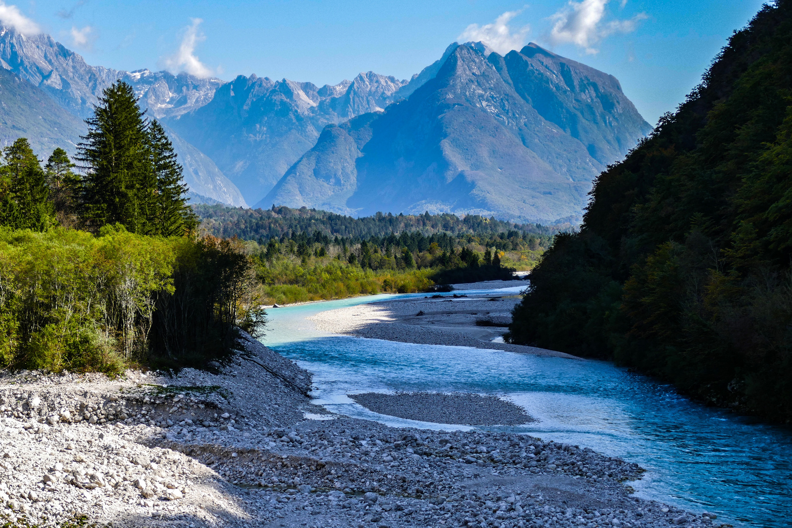 die Soca bei Bovec