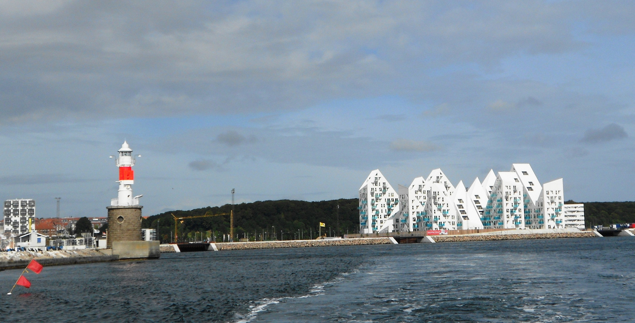 die sogenannten "Eisberge" in Aarhus/Dänemark