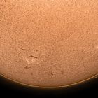 Die Sonne am 23.Juli 2021 im Licht des H-Alpha.