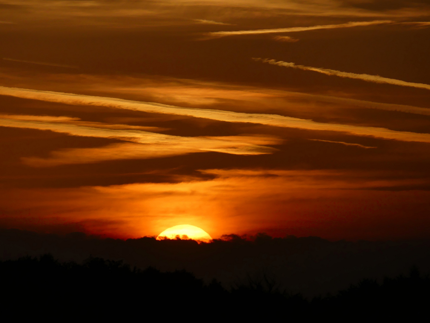 Die Sonne am heutigen Sonntag...