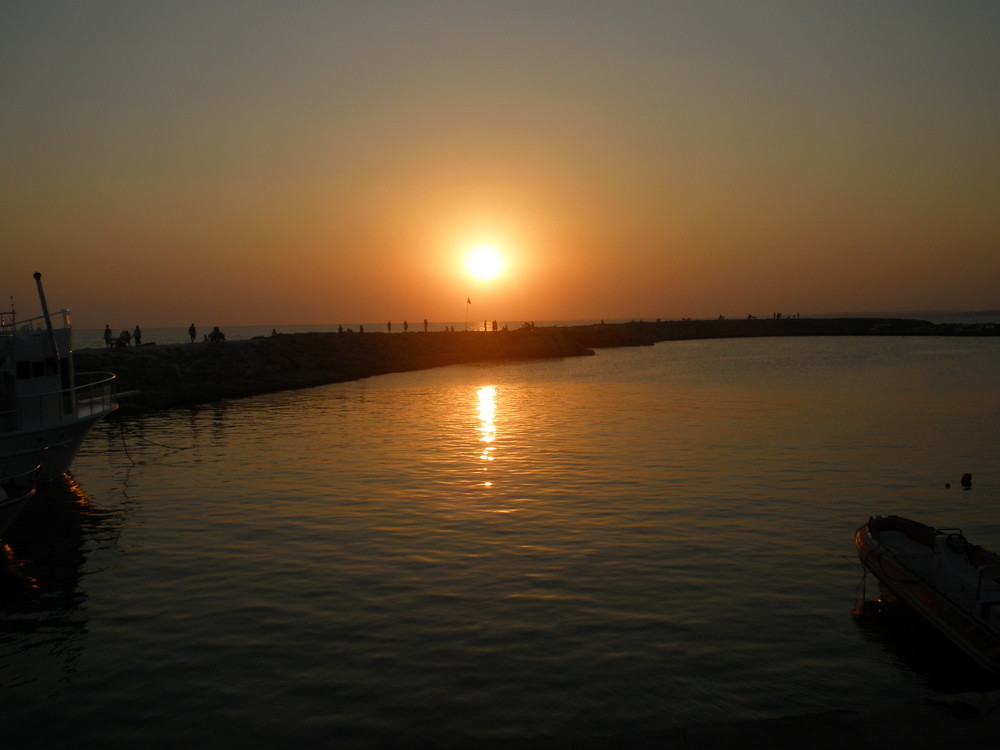 Die Sonne auf dem Meer