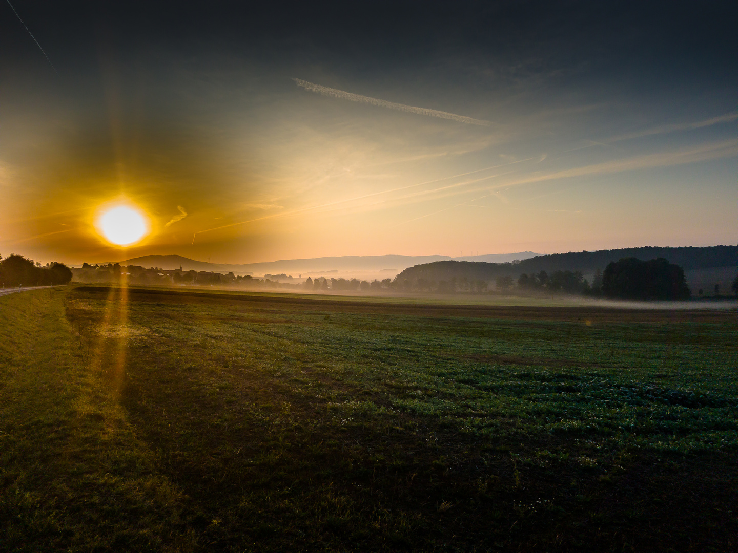 Die Sonne bricht durch...