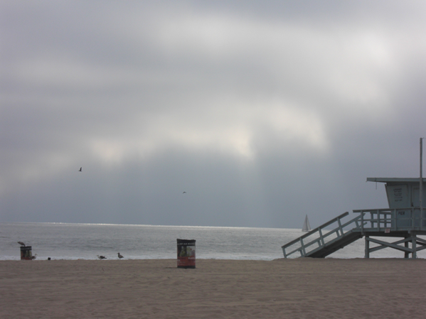 Die Sonne bricht durch die Wolken...