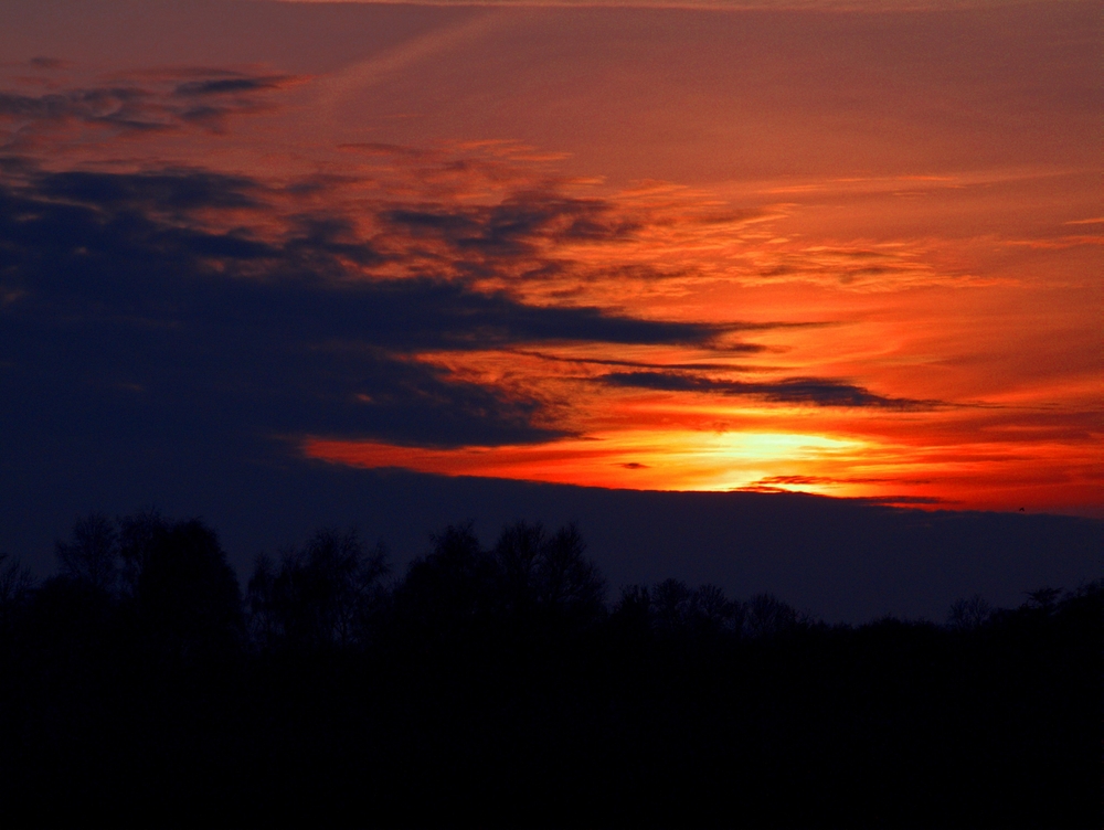 Die Sonne deckt sich zu...