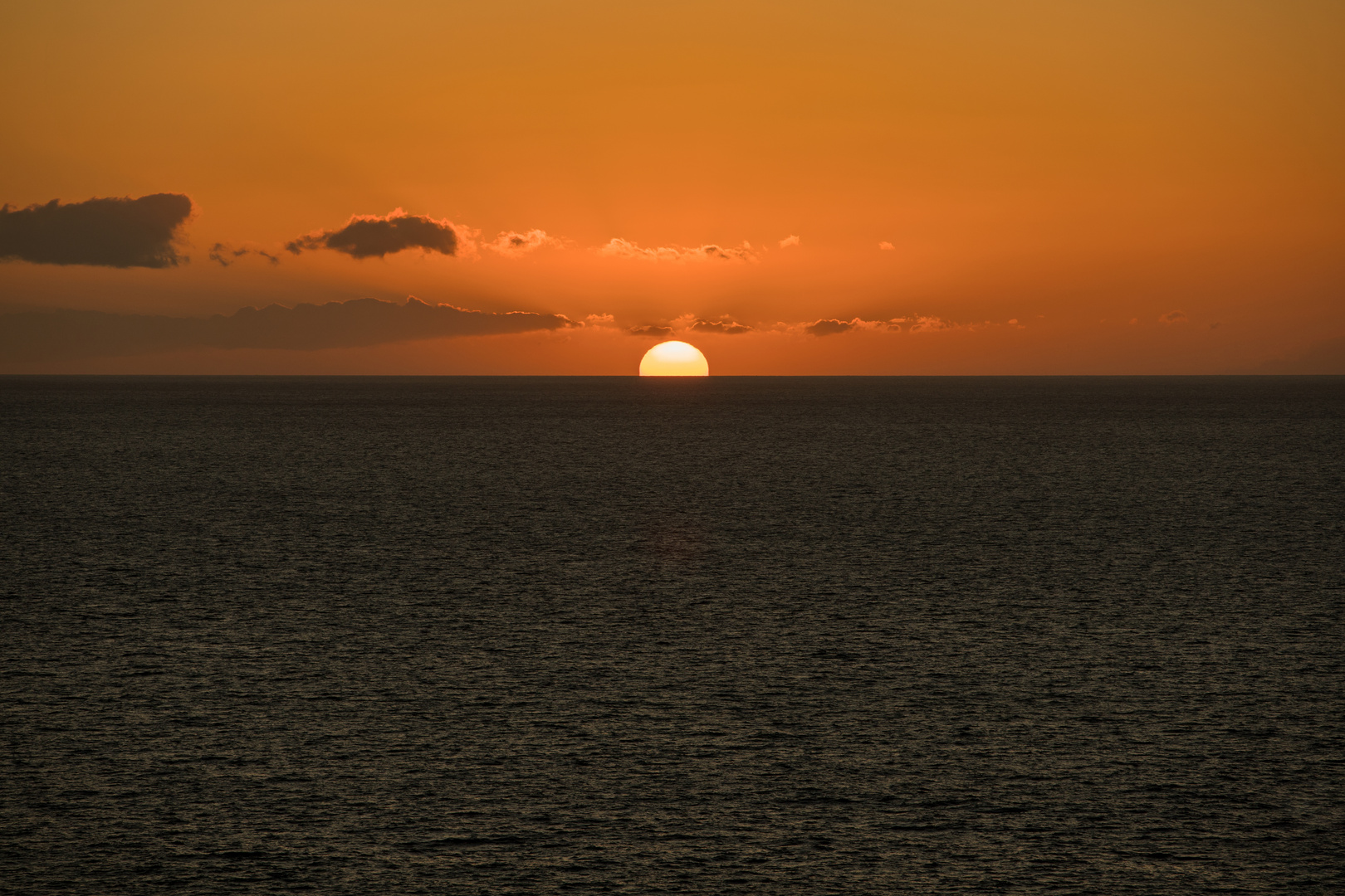 Die Sonne ertrinkt im Meer, El Paraiso, Teneriffa