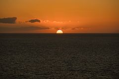 Die Sonne ertrinkt im Meer, El Paraiso, Teneriffa