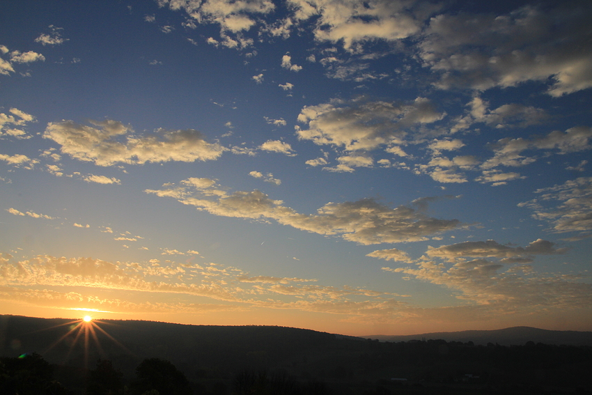 Die Sonne erwacht...