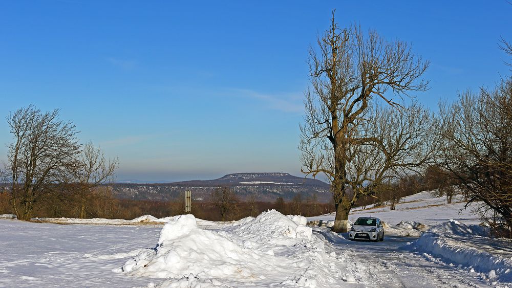 Die Sonne für eine Fahrt in den Winter auf 700m Höhe gestern genutzt ...