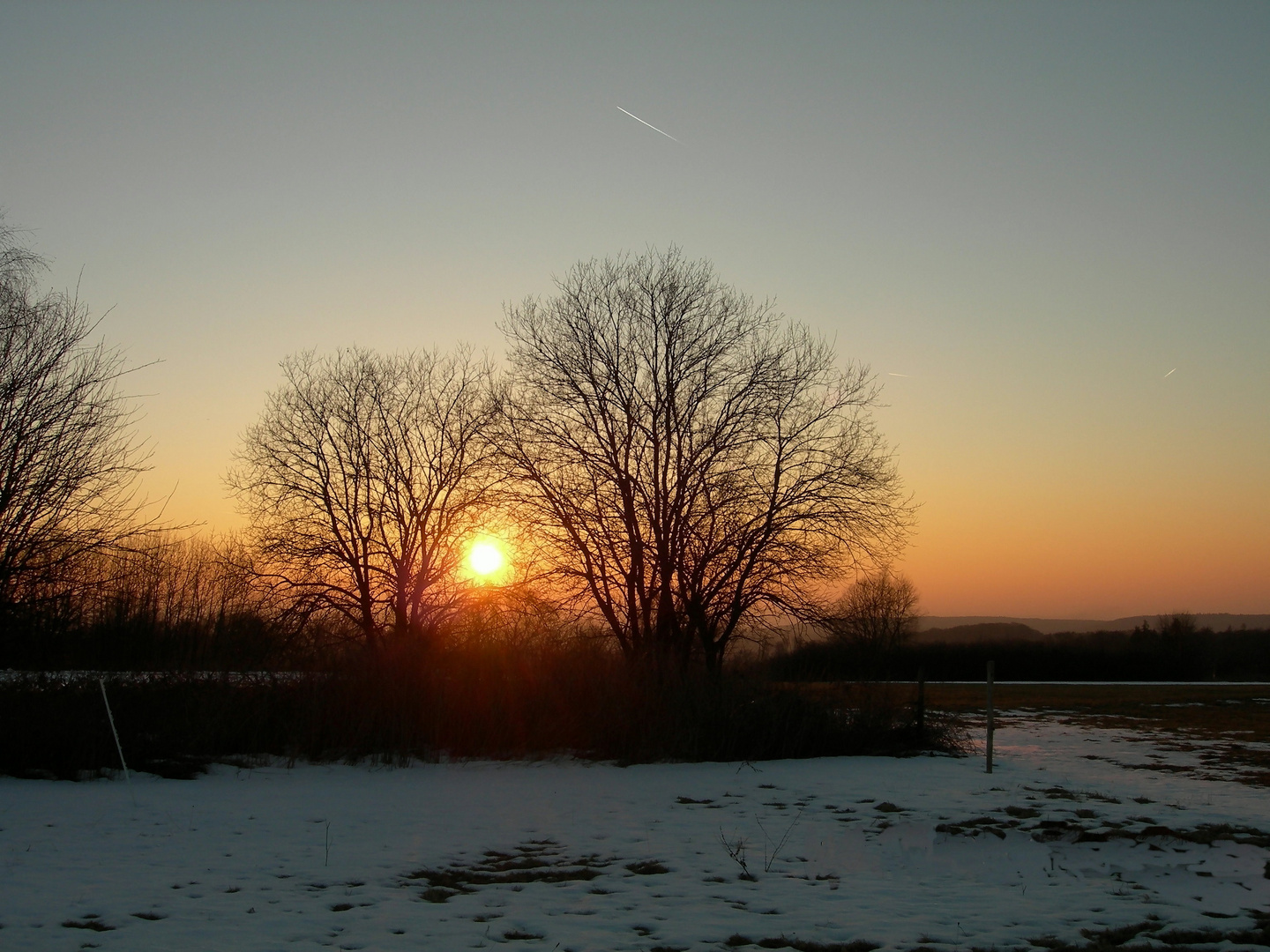 die Sonne geht