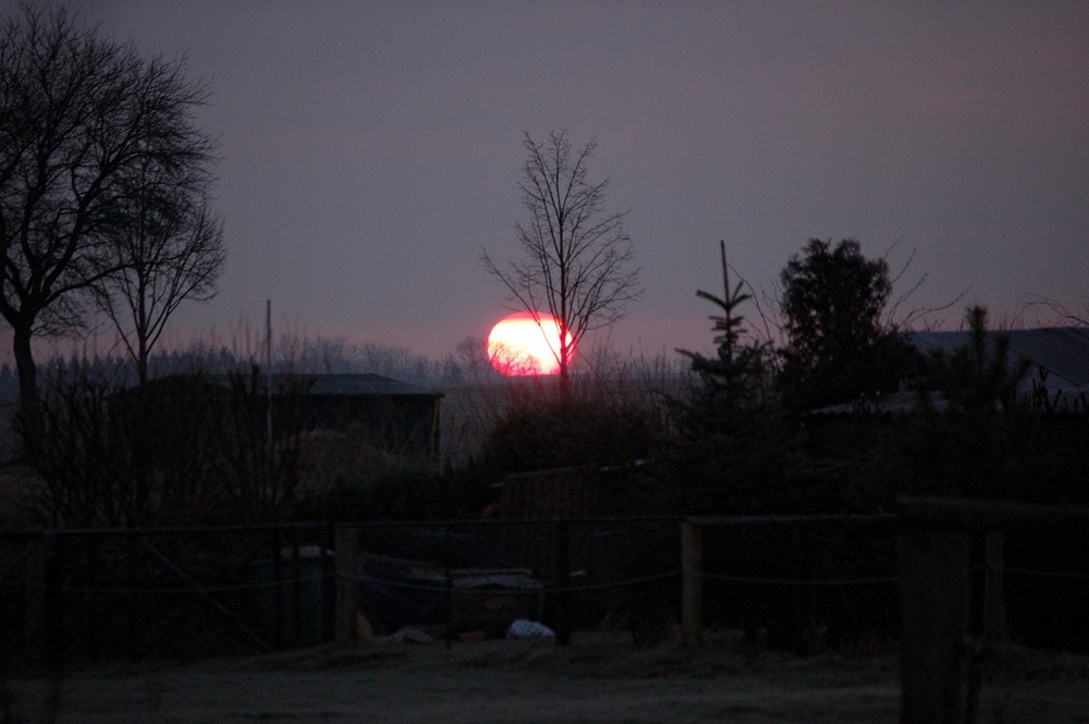 Die Sonne geht auf