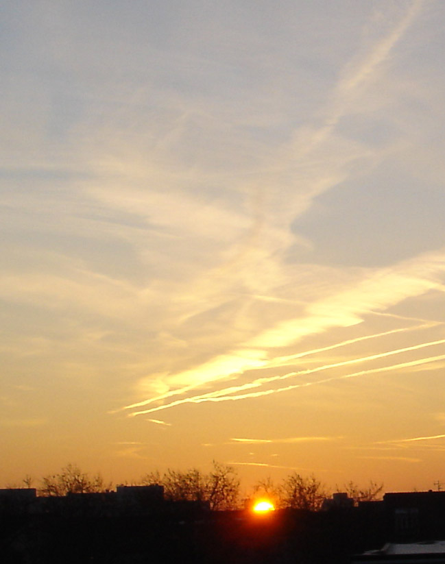 die sonne geht auf