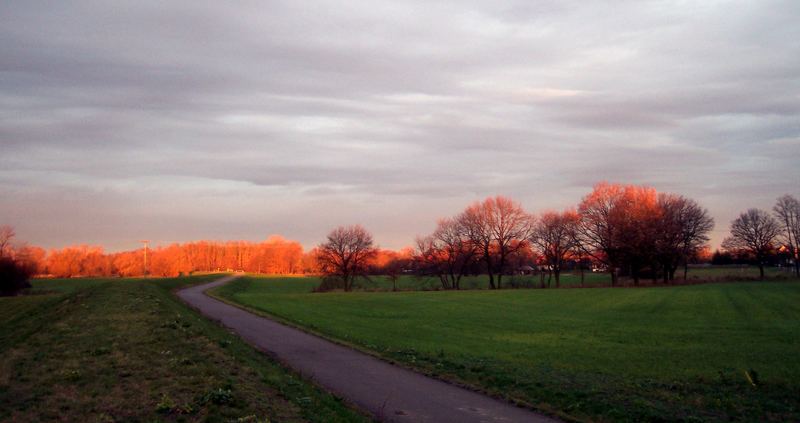 die sonne geht auf...