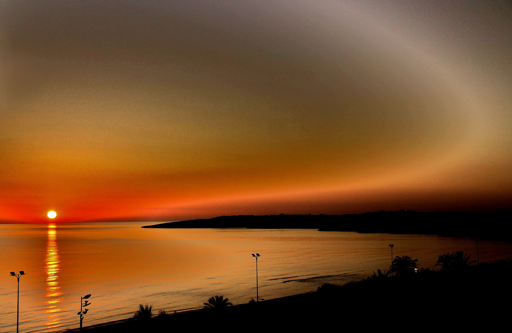 Die Sonne geht.... Foto & Bild mallorca, natur, landschaft Bilder auf