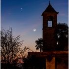 Die Sonne geht - der Mond kommt