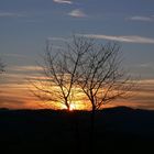 die Sonne geht - kalt die Finsternis heraufzieht