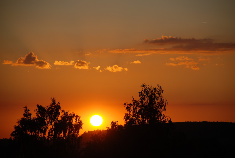 Die Sonne geht mal wieder unter