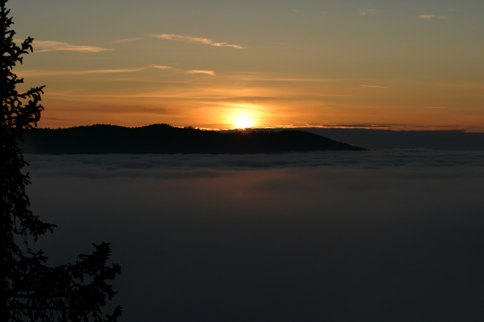 Die Sonne geht schlafen