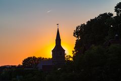 Die Sonne geht schlafen