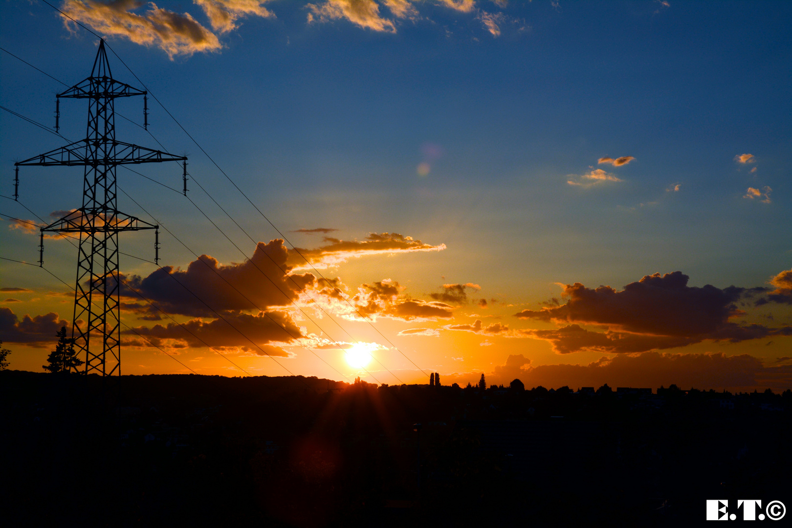 Die Sonne geht schlafen