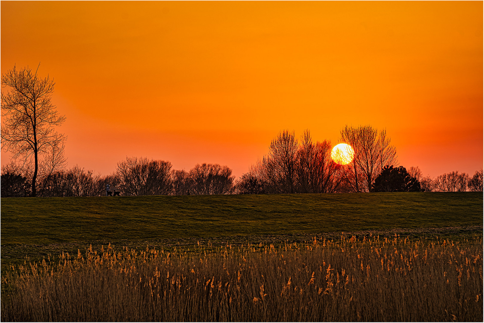 Die Sonne geht schlafen.....