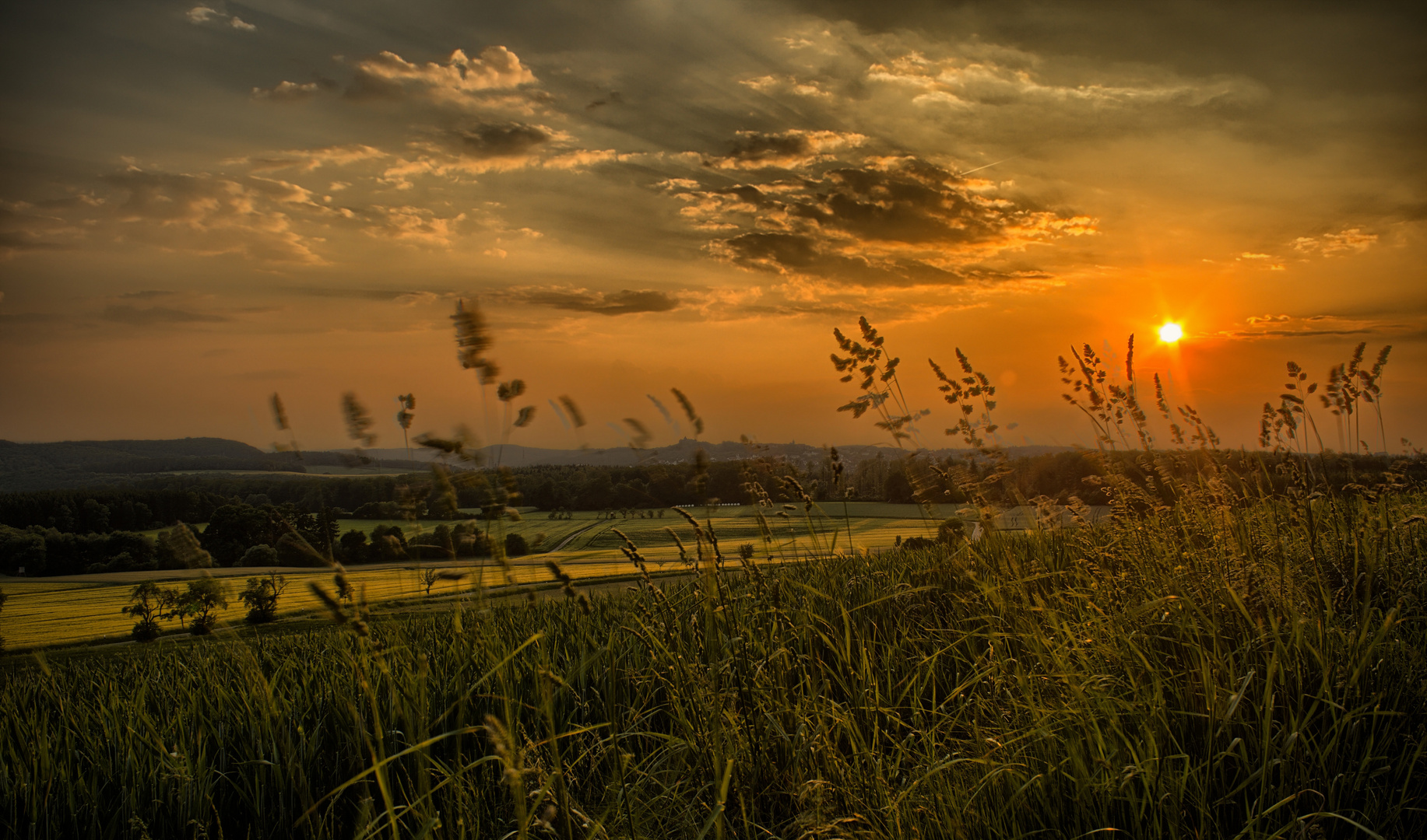 Die Sonne geht unter...